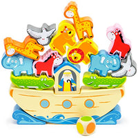 IMG Noah's Ark Balance Boat Playset - 17 Animal Themed Pieces!