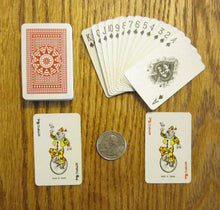 Load image into Gallery viewer, 8 New Decks of Mini Playing Cards MINITURE Plastic Coated Tiny Poker Card Deck
