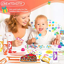 Load image into Gallery viewer, Washable Dot Markers for Toddlers Kids Preschool, 10 Colors 2 oz Kids Markers Set with 48 Pages Tearable Activity Book for Toddler Arts and Crafts Kits Supplies, Non-Toxic Water-Based Paint Dauber
