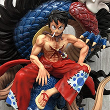 Load image into Gallery viewer, MADG One Piece LuffyKaido Wano Country Coke Luffy Dragon Scene Super Large Figure Model Statue Decoration
