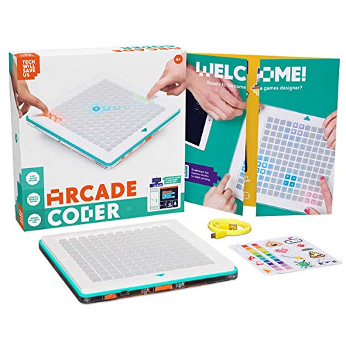 Tech Will Save Us Arcade Coder | Educational STEM Game and Coding Console for Boys, Girls, Kids Ages 6-12 and up