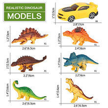 Load image into Gallery viewer, Aokesi Car Toys Transport Carrier Truck Dinosaur Toys for 3-12 Years Old Boys and Girls (Includes 6 Dinosaurs and 6 Mini Car)
