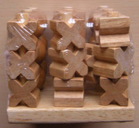 3D tic-tac-toe ~ Twenty-eight Solid Wood Pieces
