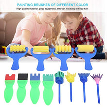 Load image into Gallery viewer, Kids Painting Set, 12 Pieces Kids Painting Pens Painting Brushes Set with Painting Brush Toy Seals Children Drawing Set for Children Play with Sponge Brushes
