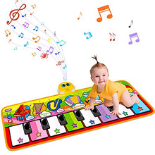 Load image into Gallery viewer, Kids Musical Mats, Musical Toys Child Floor Piano Keyboard Mat-Baby Music Blanket Touch Playmat,Early Learning Education Toys Gifts for 1 2 3 4 Year Old Toddler Girls Boys
