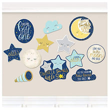 Load image into Gallery viewer, amscan Night Sky Cutout Party Decor Pack - 12 pcs, Multi-Colored, One Size
