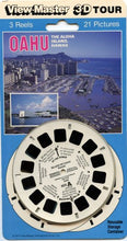 Load image into Gallery viewer, ViewMaster - Oahu - The Aloha Island, Hawaii -Sold on Location as Souvenirs of Your Trip - 3 Reels on Card
