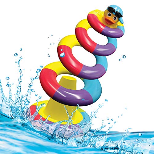 Playahoy Floating Bath Toys for Boys and Girls Float and Play Stacking Toy Rings for Baby Toddlers and Kids