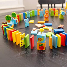 Load image into Gallery viewer, Fat Brain Toys Zoo-Ominoes Wooden Toys for Ages 3 to 4
