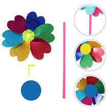 Load image into Gallery viewer, TOYANDONA 20Pcs Kids Pinwheel Toys Rainbow Pinwheel Plastic Windmill Wind Spinner DIY Pinwheels for Kids Toy Garden Party Lawn Decor ( Random Color )
