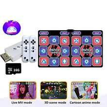 Load image into Gallery viewer, kids toys 3D Double Dance Mat Dancing Machine Somatosensory Game Machine Running Blanket HD Picture + HDMI Interface, Plug and Play, English Games and Music
