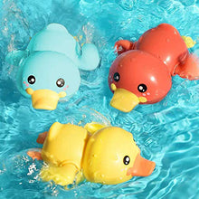 Load image into Gallery viewer, PARSUP Bath Toys for Toddlers, Baby Bathtub Bath Wall Toy Elephant Waterfall Squirt Water Fill Spin and Flow Shower Water Toys with Wind up Swimming Duck Toys, Ideal Gift for Kids Ages 16M+

