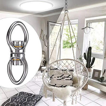 Load image into Gallery viewer, Dolibest Swing Swivel with 2 Bearing,Safest Rotational Device Hanging Accessory for Aerial Silks Dance, Web Tree Swing, Children&#39;s Swing, Yoga Swing Sets Hanging Hammock,800LB Capacity
