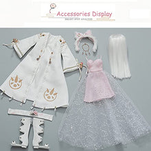 Load image into Gallery viewer, BJD Doll with Cat Ears 1/4 SD Princess Dolls Full Set 41.8cm Ball Jointed Doll Fashion Flexible Resin Action Figure + Makeup + Accessory

