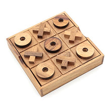 Load image into Gallery viewer, Tic Tac Toe Wood Coffee Tables Family Games to Play and a Classic Game Home Decor for Living Room Rustic Table Decor and Use as Game Top Wood Guest Room Decor Strategy Board Games for Families
