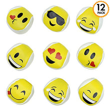Load image into Gallery viewer, Srenta Emoji Hacky Sacks, 12 Pack Hacky Sack Balls for Kids, Funny Emoji Kickballs Party Favors, Assorted Emoticon Design Hacky Sack Balls for Adults, Hackie Sack Ball, Juggling Balls &amp; Emoji Balls
