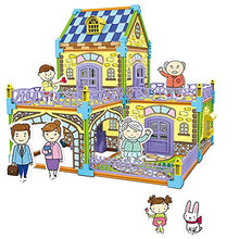 Load image into Gallery viewer, BARMI Puzzle House Model Self Assembly Toy Educational Painting Coloring 3D Jigsaw for Kids,Perfect Child Intellectual Toy Gift Set B
