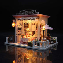 Load image into Gallery viewer, Flever Dollhouse Miniature DIY Music House Kit Creative Room with Furniture for Romantic Valentine&#39;s Gift (Cocoa&#39;s Fantastic Ideas)
