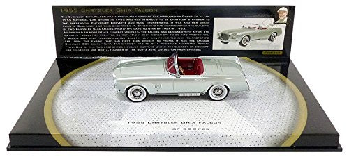 Minichamps Model Car Chrysler GHIA Falcon 1955Scale 1/43437143030,, Silver