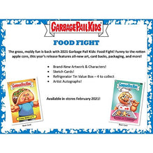 Load image into Gallery viewer, Garbage Pail Kids Topps Food Fight Blue, Green, Red &amp; Orange Set of 4 Trading Card Collector Tins
