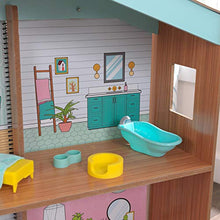 Load image into Gallery viewer, KidKraft Designed by Me: Color Decor Wooden Dollhouse with Removable Coloring Book, 5 Markers and 15 Accessories, Gift for Ages 3+
