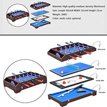 Load image into Gallery viewer, Mini Table Football Machine, Multifunctional Children&#39;s Double Toy Game Football Table Table Billiards Table Tennis Puzzle,B
