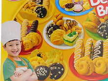 Load image into Gallery viewer, ALLKINDATHINGS Delicious Breads Play Dough Plasticine Clay Set with Chef&#39;s Outfit and Accessories
