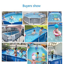 Load image into Gallery viewer, Inflatable Pools Paddling Pool Metal Frame Swimming Pool Children&#39;s Indoor Outdoor Summer Party Swimming Pool Family Leisure Pool (Color : Blue, Size : 12212230cm)

