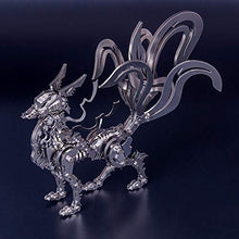 Load image into Gallery viewer, RuiyiF 3D Metal Model Kits Animal Puzzles to Build, 3D Assembly Metal Puzzle Fox Stainless Steel Hobby Model Kits, Desk Ornaments/Building Toys for Kids Adults
