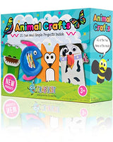 Craftikit  Arts and Crafts for Kids - 20 Award-Winning All-Inclusive Fun Toddler Craft Box for Kids - Organized Art Supplies for Kids Ages 3-8 - Animal-Themed Kids Craft Kits