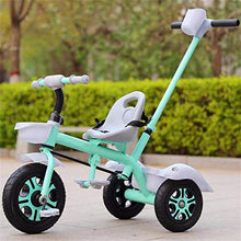 Load image into Gallery viewer, Kids Tricycle,Toddler Tricycles |Balance Bike Folding |2-4 Years Old |3-in-1 Childrens Tricycle |Black|Pink|Green|White|75X50X90CM (Color : Green)
