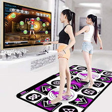 Load image into Gallery viewer, Double User Dance Mat for Kids Adults, Wireless Non-Slip Dancer Step Pads with Remote Control,Plug and Play, Sense Game Yoga Game Blanket for PC TV
