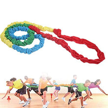 Load image into Gallery viewer, Vbest life Stretchy Band, Colorful Elastic Cooperative Stretchy Band for Group Activities Special Needs 12 Feet
