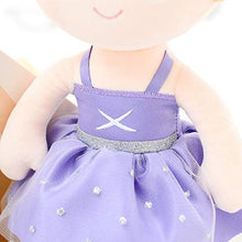 Load image into Gallery viewer, Gloveleya Baby Doll Girl Gift Ballerina Plush Soft Doll Light Purple 13 Inch with Gift Box
