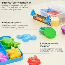Load image into Gallery viewer, Arteza Kids Play Dough, 8 Ocean Molds, 6 Colors, 1-oz Tubs, Soft, Art Supplies for Kids Crafts, Learning Centers
