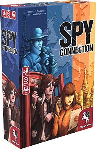 Spy Connection - Board Game by Pegasus Spiele 2-4 Players  Board Games for Family  30-45 Minutes of Gameplay  Games for Family Game Night  Kids and Adults Ages 8+ - English Version