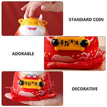 Load image into Gallery viewer, VOSAREA Cow Bank Kids Piggy Bank Decorative Ox Year Money Coin Bank Animal Saving Box Ceramic Cattle Calf Statue Fengshui Ornament for 2021 Chinese New Year Zodiac Present Souvenir
