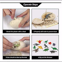 Load image into Gallery viewer, HSTD Dinosaur Toys ?Dozen Dino Eggs Dig Kit ? Easter Egg Toys for Kids ?12 Unique Large Surprise Dinosaur Filled Eggs. Archaeology Science Crafts Gifts for Boys &amp; Girls

