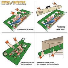 Load image into Gallery viewer, Bits and Pieces - Portable Jigsaw Roll Up Mat-Store Puzzles on Unique Puzzle Roll Felt Mat System - Fits Puzzles up to 3000 Pieces
