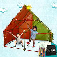 Load image into Gallery viewer, Fort Building Kit for Kids | Build Indoor Blanket Forts with The Ultimate Fort Builder | Large 386 Pieces Fort Magic Building Set | Coolest Ever Fantasy Fort Construction Toy for Boys and Girls
