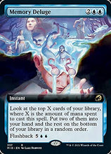 Load image into Gallery viewer, Magic: the Gathering - Memory Deluge (337) - Extended Art - Foil - Innistrad: Midnight Hunt
