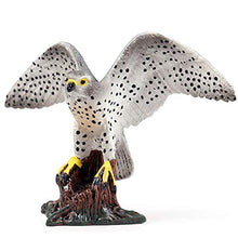Load image into Gallery viewer, Birds Model Winged Owl Peregrine Falcon Eagle Snow Owl Animal Figure Suitable for Animal Zoo Dinosaur World Scene Plastic Model Decor Collector Toy Gift
