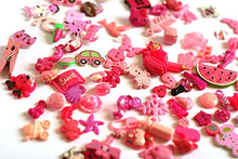 Load image into Gallery viewer, Pink I Spy trinkets, 1-3cm, Set of 50
