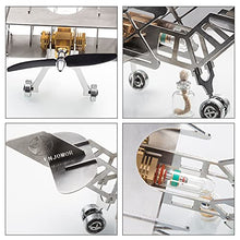 Load image into Gallery viewer, PeleusTech Stirling Engine Model Kits Metal Hot-air Stirling Engine Airplane Creative Gift Desk Toy Set for Adults
