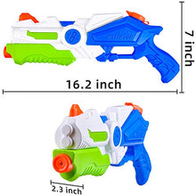 Load image into Gallery viewer, JOYIN 2 Pack Large Water Guns Toy Super Water Soaker Blaster Squirt Guns for Kids Summer Swimming Pool Beach Sand Outdoor Water Activity Fighting Play Toys
