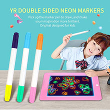 Load image into Gallery viewer, YR Dual Sided Neon Pens For Light Up LED Board, Neon Markers Applicable For Draw, Sketch, Create, Doodle, Art, Write, Learning Tablet, 12 Packs
