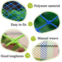 Load image into Gallery viewer, OSHA HJWMM Universal Colorful Stairway Safety Net, Heavy Duty Woven Meshes Child Safety, Anti-Fall Pet Protection, Cargo Net Nylon Rope Net (Color : White-4mm, Size : W1.6&#39;xL3.2&#39;(0.5x1m))
