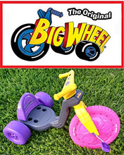 Load image into Gallery viewer, The Original Big Wheel Trike 16&quot; Gray, Pink &amp; Purple with Pink Decals

