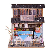 Load image into Gallery viewer, HEYANG Miniature Dollhouse Handmade Kit Set Mini Collection LED Light Dollhouse Miniature Builiding Kit(Chinese Pastry Shop)
