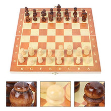 Load image into Gallery viewer, NUOBESTY Wooden Chess Set International Chess Folding Magnetic Chess Set Educational Game Travel Wooden Board Games for Adults Kids

